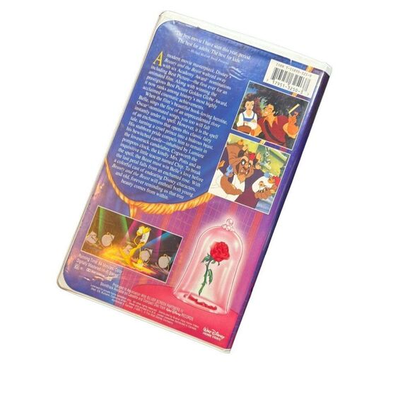 Walt Disney Classic Beauty & The Beast VHS 1325 Animated Movie - Picture 3 of 5
